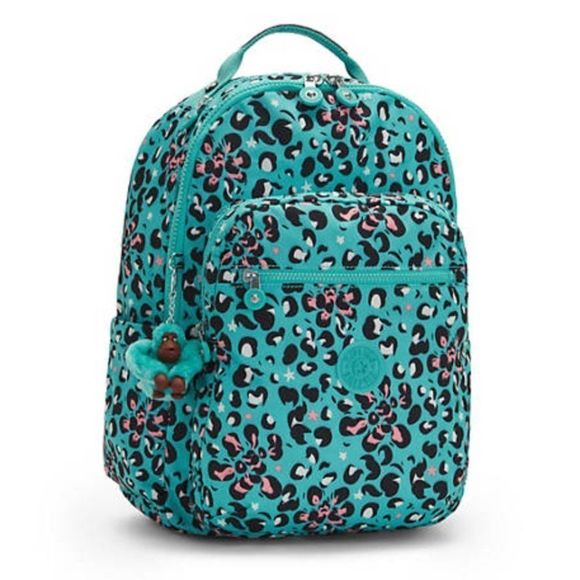 NWT Kipling Seoul Large  Printed 15" Laptop Backpack - Picture 4 of 16